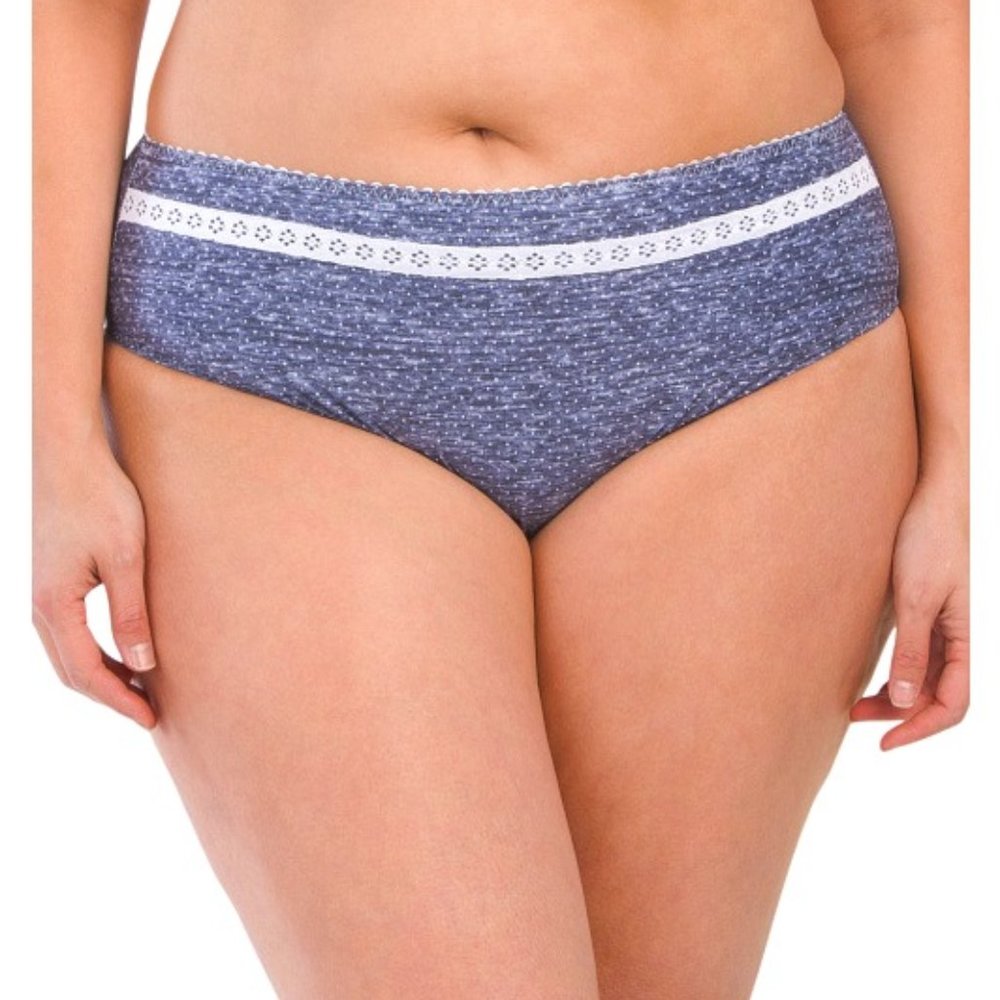 016. ANTIGEL Dotted Lace High Cut Briefs L and XXL